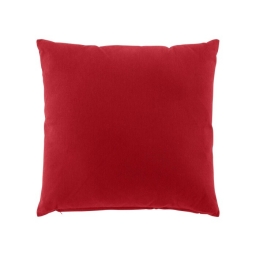 Coussin dehoussable compresse 45 x 45 cm coton/polyester recycle grs twily Rouge