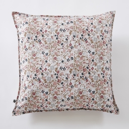 Housse de coussin 60 x 60 cm polyester imprimé + enduction capucine pampa Multicolore