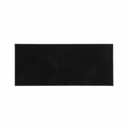 Tapis anti dérapant rectangle 50 x 120 cm bouclette Losi Noir