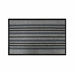 Tapis rectangle 50 x 80 cm anti-poussiere grattoir piano Gris