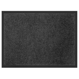 Tapis rectangle 50 x 80 cm anti-poussiere uni telio Gris