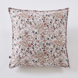 Housse de coussin 45 x 45 cm polyester imprimé + enduction Capucine Pampa