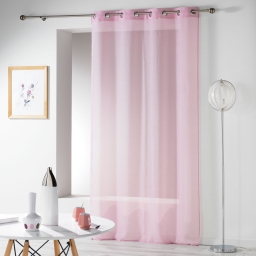 Panneau a oeillets 140 x 240 cm etamine crash telma Rose