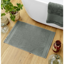 Tapis de bain coton 600 gr 50 x 70 cm Garance Romarin